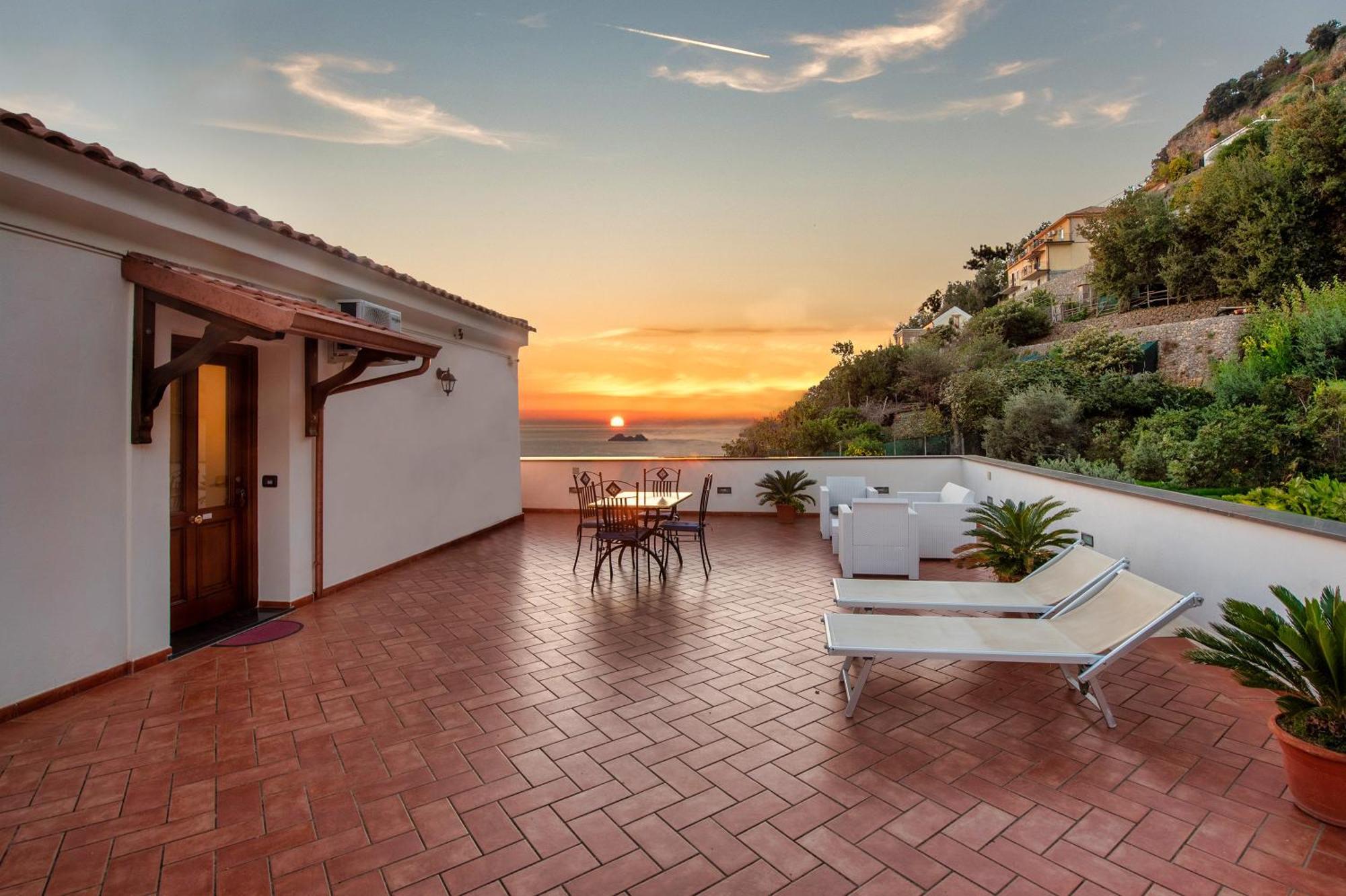Casa Serena With Sea View Conca dei Marini Ngoại thất bức ảnh